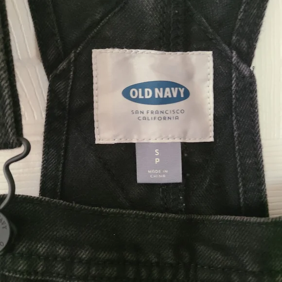Black Old Navy Denim Overalls - Picture 5 of 5